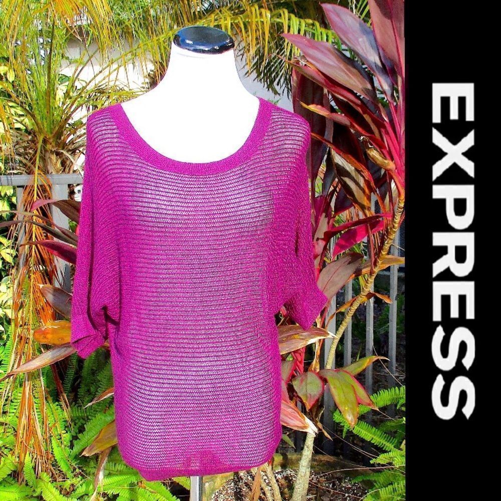 🍍3/$15🍍 Express Open Knit 3/4 Sleeve Sweater